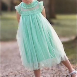Trish Scully ALLESSANDRA Dress Mint Green 4T